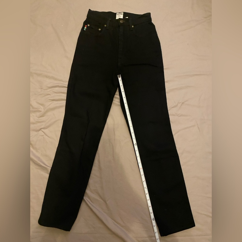 Moschino Black High-Waisted Jeans Size 26